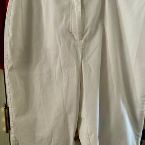 Chico's White Bermuda Shorts